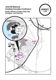 2008 UKNSCC - travel map