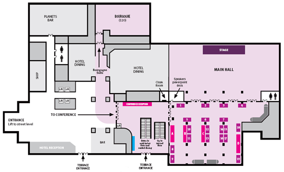 Floorplan - 2009 UKNSCC